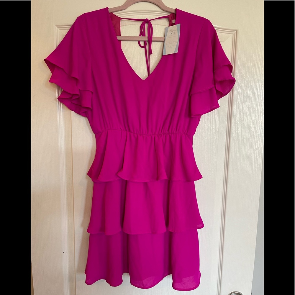 NWT Caramela Fuchsia Dress